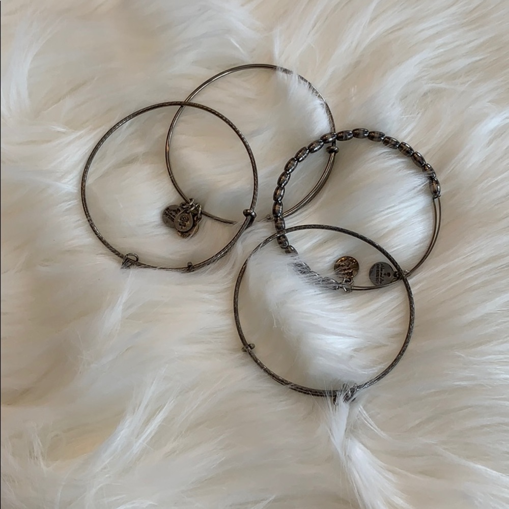 Alex and Ani 4 bracelet set